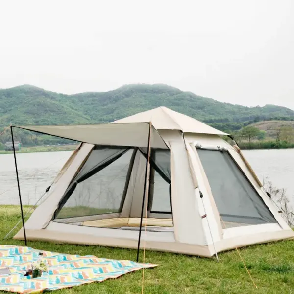 tent 5 ~ 8 people Outdoor Automatic Quick Open Tent Waterproof Camping Tent Family Outdoor Instant Setup Tent with Carring Bag