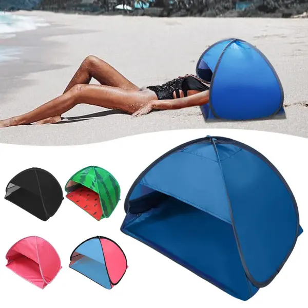 Head Tent Mini Portable Sun Shelter Pop-Ups Beach Tent Summer Beach Mini Sunbathing Head Tent Face Tent for Seasides Beach