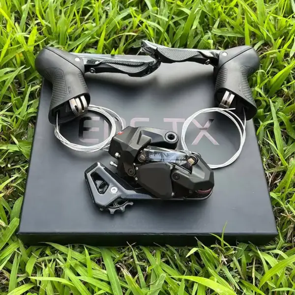 Wheeltop EDS Wireless Electronic Groupset 7-14 Speed Carbon Fiber V Brake Single Chainring Drop Handlebar Road Bike derailleur