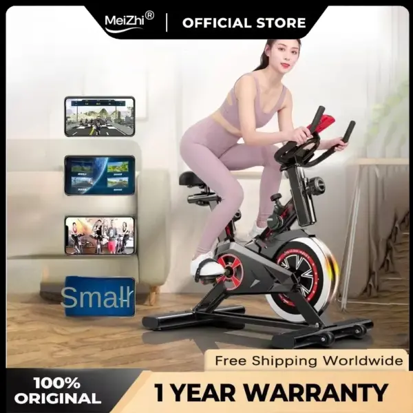 Gym Dedicated Indoor Exercise Weight Loss Silent Smart Power Bike - Spin Bike Home Fitness Equipment -Hot New for Healthy Living
