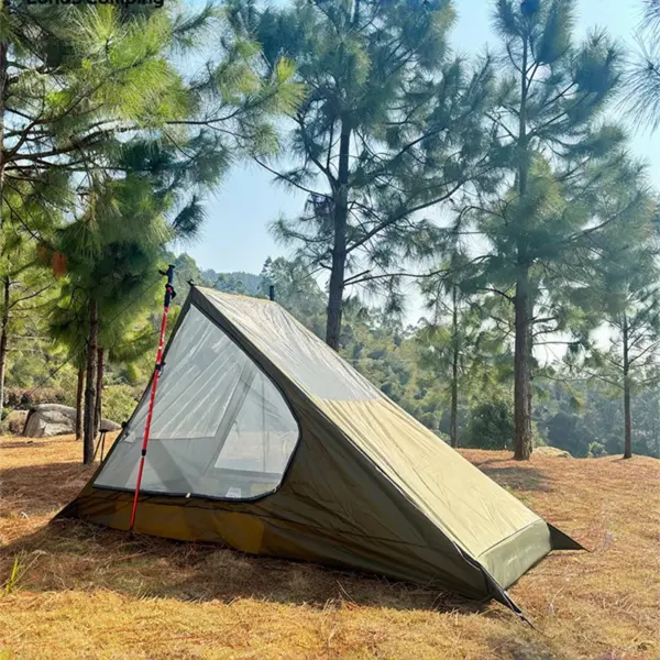 Lohascamping Outdoor breathable tent mosquito proof camping tent Lightweight 900g with mesh for spring and summer hiking Tent