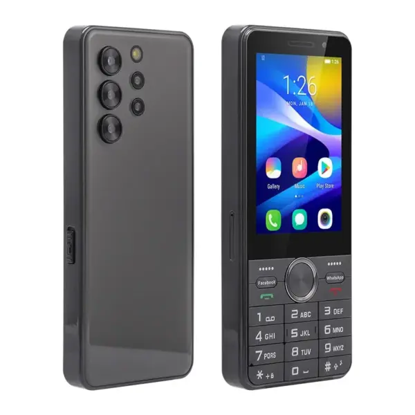 UNIWA HOPE XS24 Touch Screen Keypad 4G Phone Android 8.1 Dual SIM Quad Core 3.5 Inch 2GB+16GB 2500mAh Cellphone Whatsapp GPS