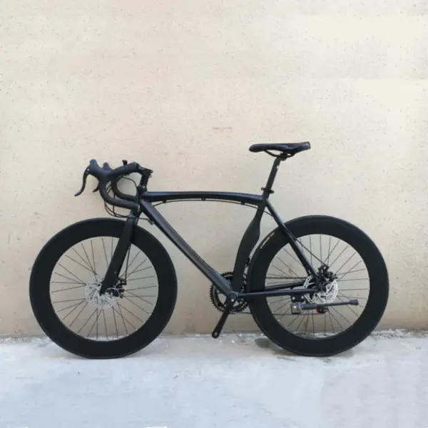 700c Racing Road Bike Aluminum Alloy Frame Set Double Disc Brake City Racing Bicycle For Men And Women 14/16/18/20 Speed 48/53cm