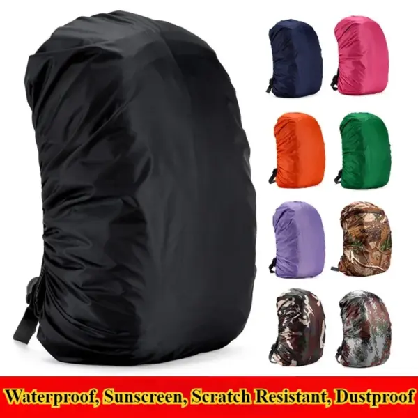 35L/60L Outdoor Hiking Backpack Waterproof Cover Camping on Foot Adventure for Man Hiking Rain Cap Travel Infantry Backpack Cap
