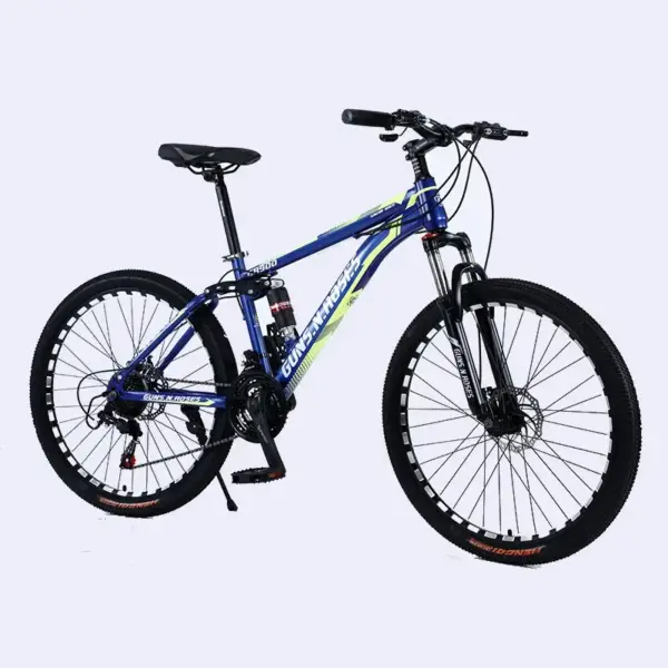 26" 21 Speed Mountain Bicycle For Sale Mtb High Carbon Steel Frame Full Suspension Mountain Bike