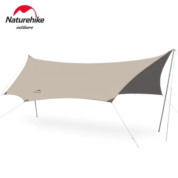 Naturehike 8-12 Person Sun Shelter Camping Tent Outdoor Waterproof Sunshade Awning Beach 150d Black Glue Coating Canopy Tents