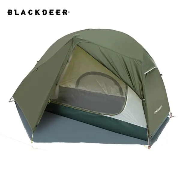 Blackdeer New Archeos 1pro 2.0 One Person Silicon Coated Tent For Hiking Trekking 220*90cm 8.5mm Aluminum Pole with Footprint