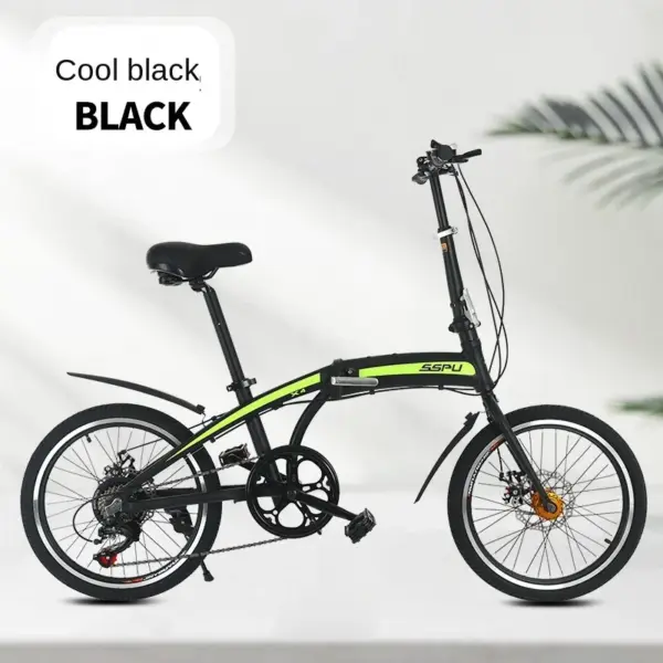 Disc Brake 20 Inch Variable Speed Lightweight Foldable Bicycle Aluminum Alloy Student Adult Portable Road Bicycle Dropshipping