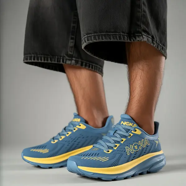 Men Running Shoes Jogging Sneakers Trainer Couple Luxury shoes Cushioning Mesh Breathable Outdoor Non-Slip Race Off-road Shoes