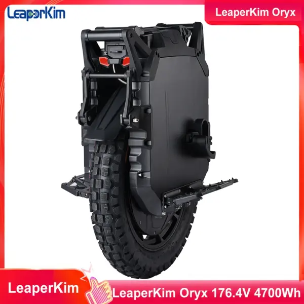 Original LeaperKim Oryx 176.4V 4700Wh 50S Battery 4200W Motor Peak Power 10500W 3.5-16 Tire LeaperKim Oryx Electric Unicycle