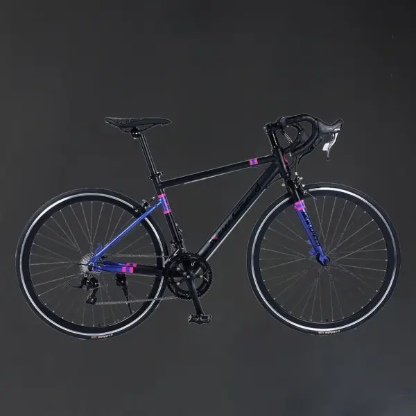 High quality race road bike cycle cheap carbon fiber 21 speed 700C road bike high Carbon Steel Bicycle Road Racing Bike for men