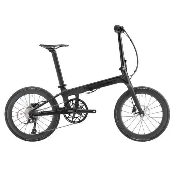 KABON Carbon Fiber 20 Inch Folding Bike Disc Brake 451 Carbon Wheelset Folding Bicycle 9S