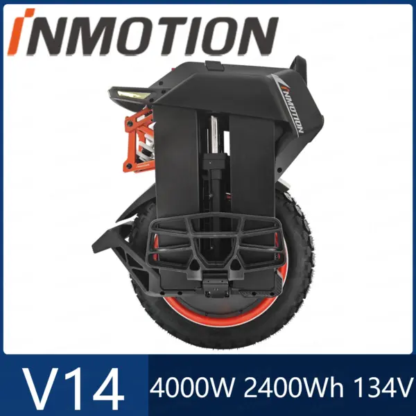 NEW INMOTION V14 Adventure Electric Unicycle 16inch Off-road V14 EUC Smart Monocycle 134V2400Wh 4000W C40 E-unicycle One Wheel