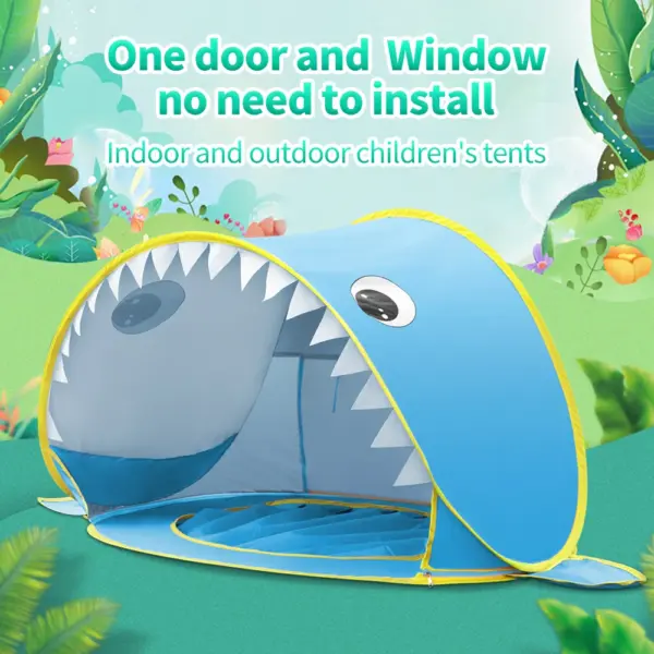 Baby Beach Tent Uv-protecting Sunshelter With A Pool Baby Kids Beach Tent Pop Up Portable Shade Pool UV Protection Sun Shelter