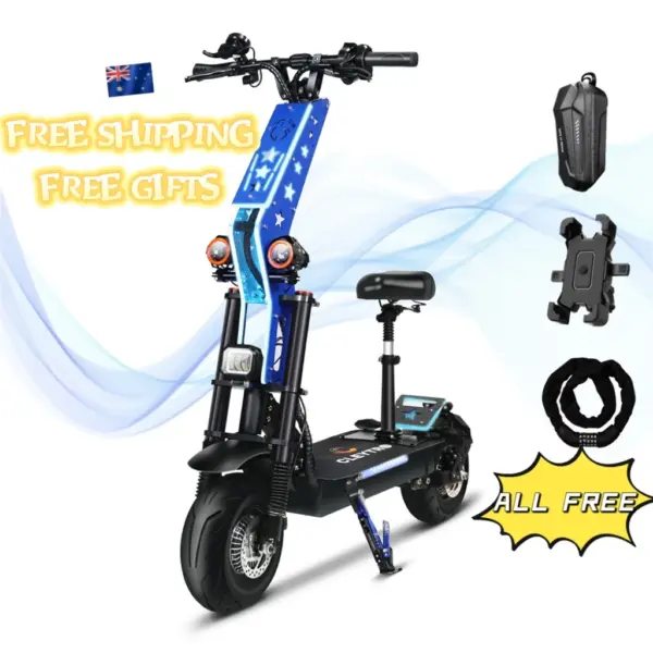 Australia Shipping Foladble Adult 5600W Dual Motor Long Range Electric Scooter
