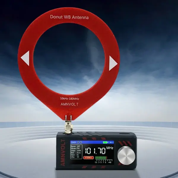 SI4732 0.5-108mhz LSB USB AM FM FM/AM Radio 1.9inch IPS Screen Mini Pocket Radio with Antenna All Band Radio Receiver