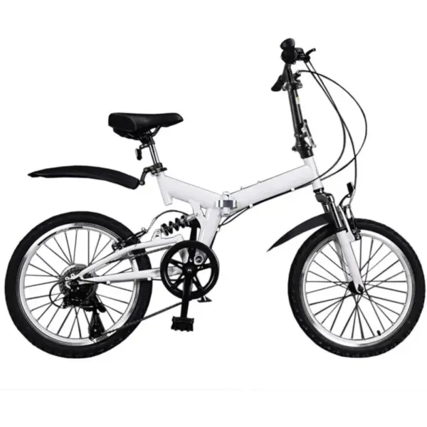 Cooya New-Folding Bike with Variable Speed, 20 ", Adult, Male and Female Students, Ride Road, Mountain Bike Gift, New