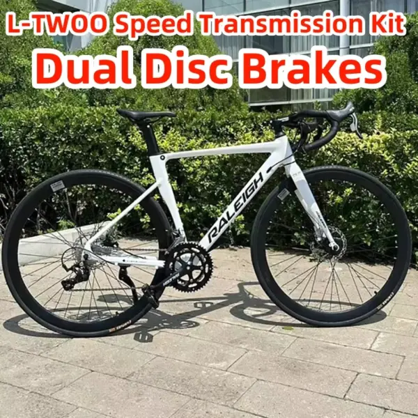 Gravel Bicycle Road Bike,Aluminum Alloy Road Bicycle Racing Bike with 40/60mm wheel,Gravel Bicicleta For Man Women Adult Student