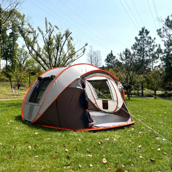 5-8 People Fully Automatic Opening Of Pop-up Tent, Waterproof Camping Hand Throwing Tent, Portable Outdoor Tent Travel