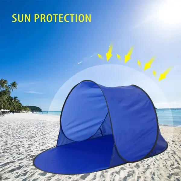 Outdoor Single Automatic Pop Up Beach Tent Outdoor Camping Portable Tent Sea Summer Sun Shelter Tents Ultralight Tent Roof Tent