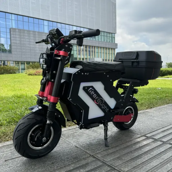Fast 55-75MPH Adult Seated Electronic Scooter Bike Off Road 72V 10000 Watt 14Inch Dual Motor Powerhouse Moped Ebike for Delivery
