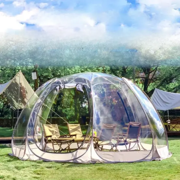 Outdoor Transparent Tent Starry Restaurant Bubble House Winter Sunroom Mongolian Yurt Rural Tourism Cam Gear