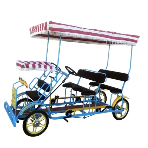 Four-wheeled Bicycle Quad Bike Sightseeing Bike 20 "multi-person Cycling Bike