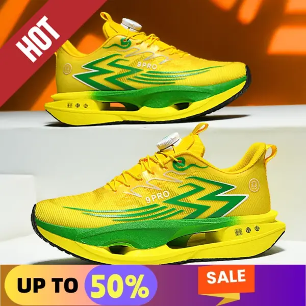 Sports Running Shoes Men Marathon Air Cushion Carbon Plate Breathable Lightweight Women Comfortable Athletic Speciality Sneakers