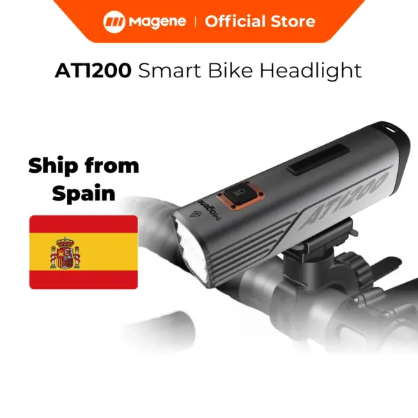 Magene AT1200 Smart Bike Headlight Intensity Stable Light