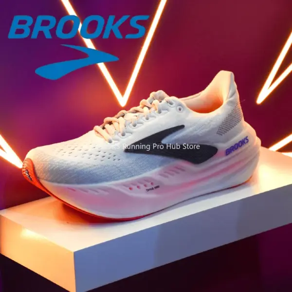 Original Brooks Glycerin Max Casual Sneakers Cushioning Anti-slip and Comfortable Men's & Women’s Running Shoes 1204361B166