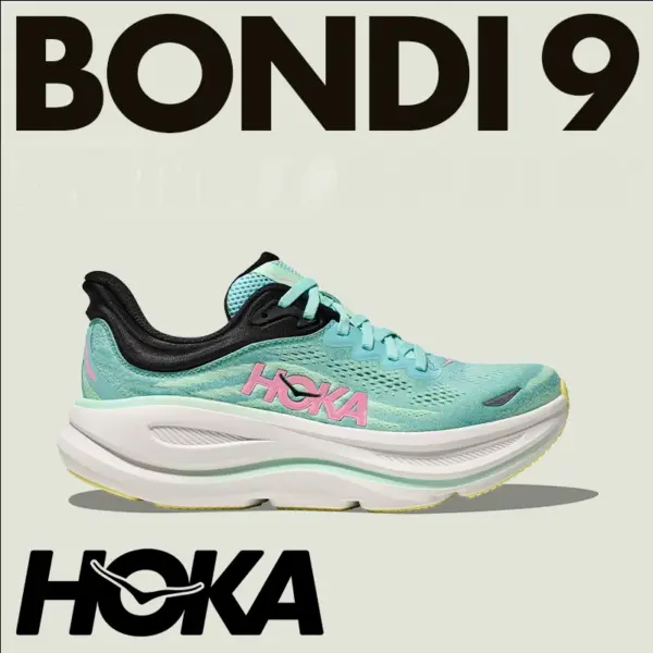 HOKA Original Bondi 9 Men and 9 Women running shoes, light cushioning and elastic running shoes, outdoor breathing running shoes