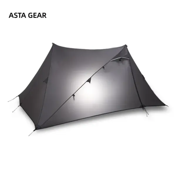 ASTA GEAR Yun Chuan 1P/2P Double-sided Silicon Poleless Tent Camping Ultralight Waterproof Double A-shaped Trekking Nylon Tent
