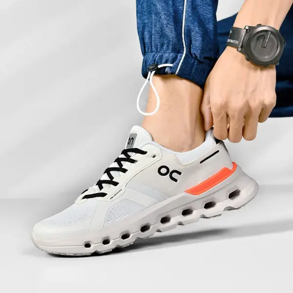 Men Running Shoes Outdoor Sneakers Comfortable Breathable Mesh Casual Fashion Trainer Race Walking Athletic Training Cushioning