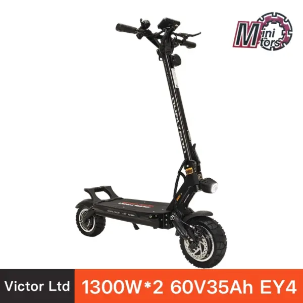 DUALTRON Victor Ltd Electric Scooter 1300W X 2 60V 35Ah 10 Inch EY4 Tubeless Sports Entertainment Cycling Victor Limited Scooter