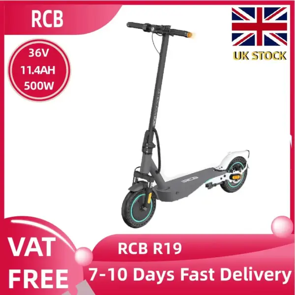RCB R19 Electric Scooter 500W 36V 11.4Ah E-Scooter For Adult 8.5Inches Tires Foldable City commute Electric Scooters