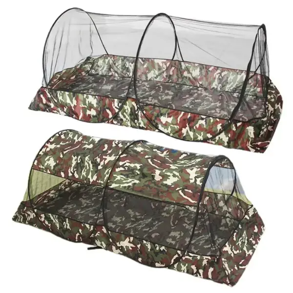 Camping Mosquito Net Tent Portable Folding Mesh Net Tents Camping Single Bed Mosquito Net Tents Automatic Tent Camping Accessory