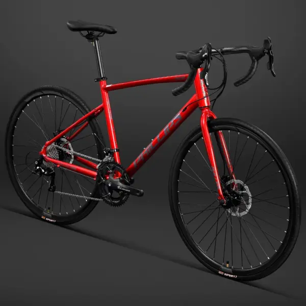 Road Bike City Bike Aluminum alloy Road Bicycle 700c Gravel Bike Racing Curve Straight Handlebar 30/33 Speed Student Bicycle