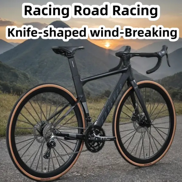 700*28C Cross Country Bike ultraLight road bicycle dual disc brake gravel bicicleta fully internal cable routing for BIke 40mm