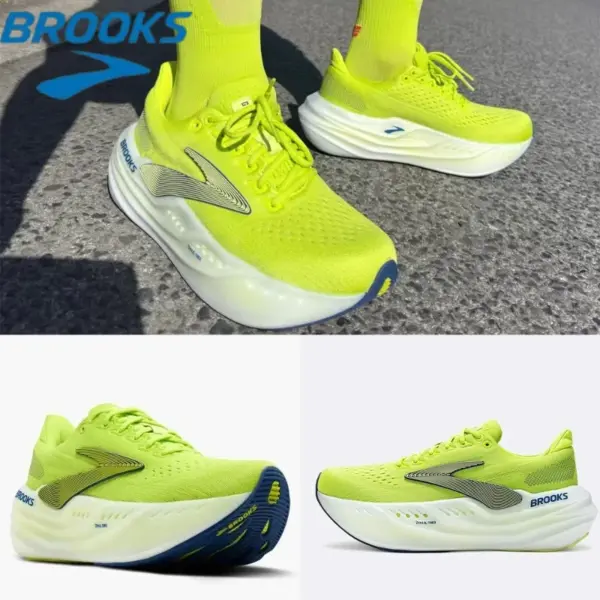 Brooks Glycerin Max Running Shoes DNA Tuned Dual-Cell Cushioning Men's 297g Road Running Shoes Plush Cushioned