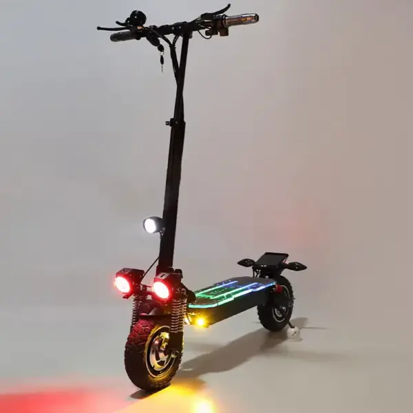 EU 2025 Electric Scooter 2400W Dual Motor 48V 21AH Max Speed 70km/h Max Range 65-75km/h 10 Inch Off-road Tyres Foldable Escooter