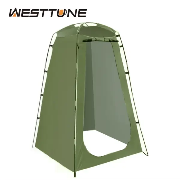 Westtune Portable Privacy Shower Tent Outdoor Waterproof Changing Room Shelter for Camping Hiking Beach Toilet Shower Bathroom