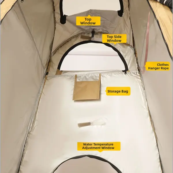 Qui-Erect Photoaphy Fiing Bathing Warmth-Tenting Outdoor Cam Toilet Privacy-ielding Changing Tent Sunscreen