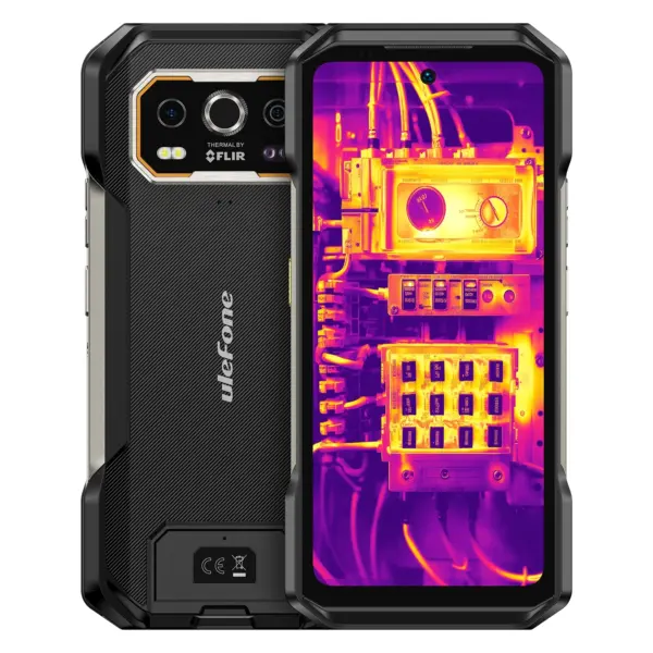 Ulefone Armor 27T Pro Rugged Phone 5G Thermal Imaging 6.78'' 10600mAh 33W 12GB+256GB 64MP Night Vision Camera Android 14 NFC