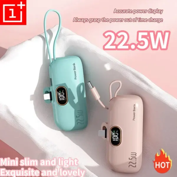 ONEPLUS Mini Convenient Mobile Power Bank 30000mah Portable Fast Charging suitable for iPhone Samsung Xiaomi External Battery