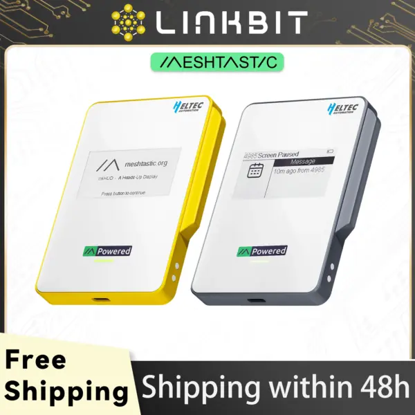 Heltec MeshPocket Qi2 Magnetic Power Bank Meshtastic Powered 5000/10000mah 15W Wireless Fast Charging Wireless iPhone Android