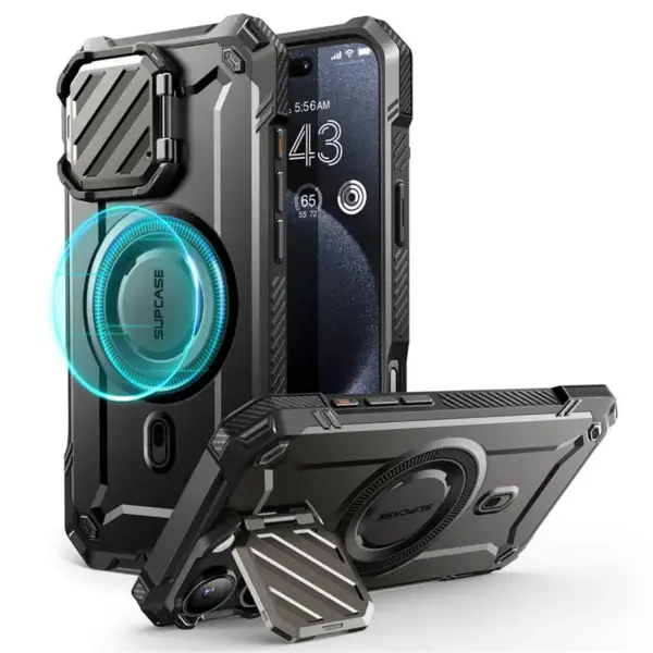 For iPhone 16 Pro Case 6.3" 2024 SUPCASE UB Mag XT Heavy Duty Rugged Strong Magnetic Rugged Phone Case with Camera Cover
