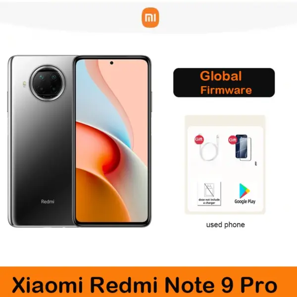 Xiaomi Redmi Note 9 Pro 5G Smartphone Qualcomm Snapdragon 750G Global Firmware 108MP 4820mAh 6.67-inch NO Charger used phone