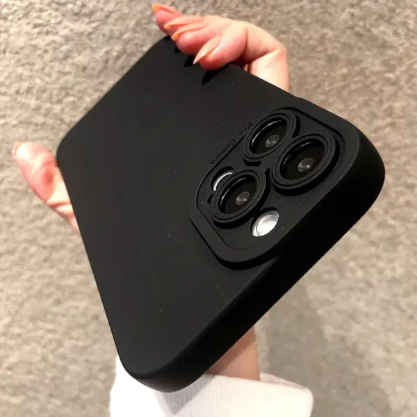 Luxury Liquid Silicone Phone Case For iPhone 11 12 13 14 15 16 Pro Max X Xs Max XR Plus Soft Shockproof Bumper Cases Cover