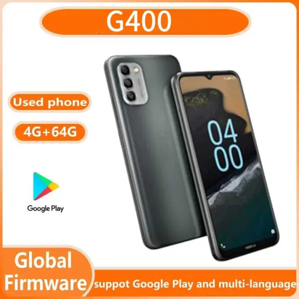 Finland made G400 5G SmartPhone CPU Qualcomm Snapdragon 480 plus 5000mAh Battery 48MP Camera unlocked used phone