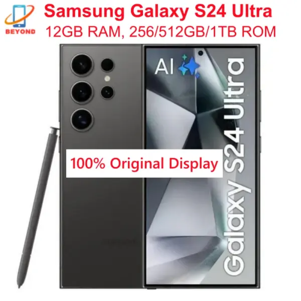 Samsung Galaxy S24 Ultra 5G S928U1 S928B S928N S9280 6.8" ROM 256/512GB/1TB RAM 12GB Snapdragon NFC Original AI Cell Phone